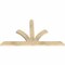 Ekena Millwork Richland Rough Sawn Timber Gable Bracket, Douglas Fir, 60"W x 35"H x 2"D x 4"F, 14/12 Pitch GBW060X35X0204RIC00RDF - alternate 5